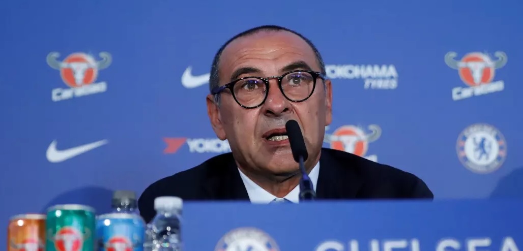 Konpers Pertama Sarri di Chelsea Membahas soal Hazard dan Bursa Transfer
