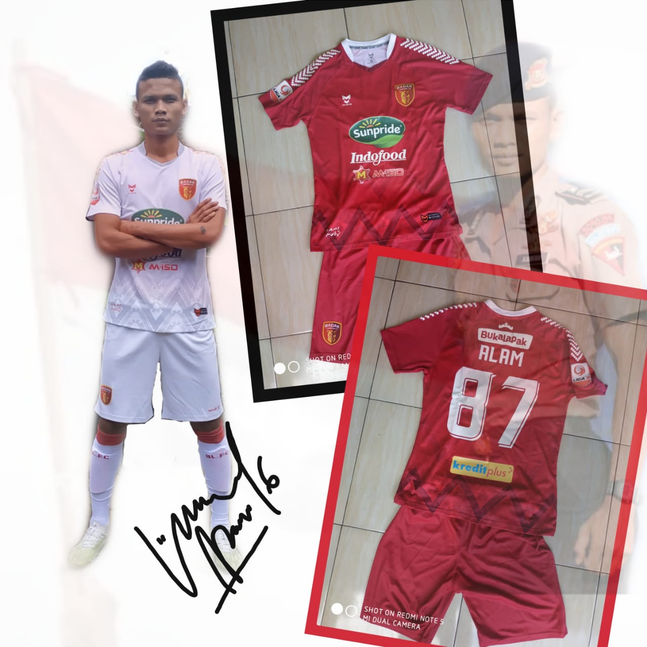 Bek Badak Lampung FC Beri Target dalam Pelelangan Jersey untuk Lawan Virus Corona