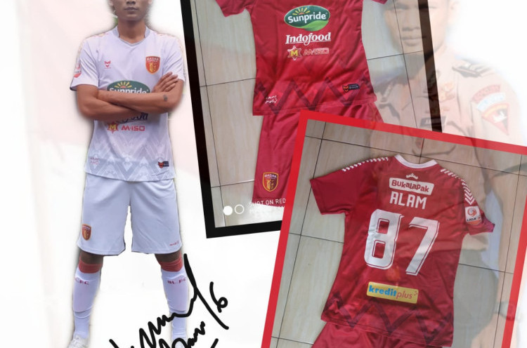 Bek Badak Lampung FC Beri Target dalam Pelelangan Jersey untuk Lawan Virus Corona