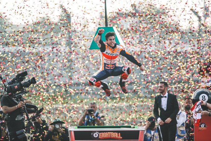 Lomba MotoGP Valencia: Marc Marquez Finis Pertama, Raih Triple Crown 