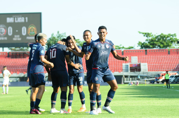 Hasil Liga 1: Arema FC Raih Kemenangan Perdana, PSM Bungkam Persis
