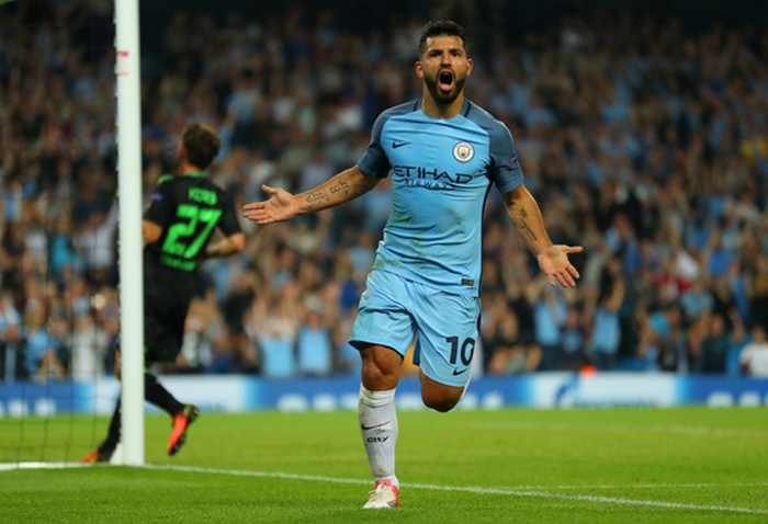 Aguero Raja Gol Manchester City