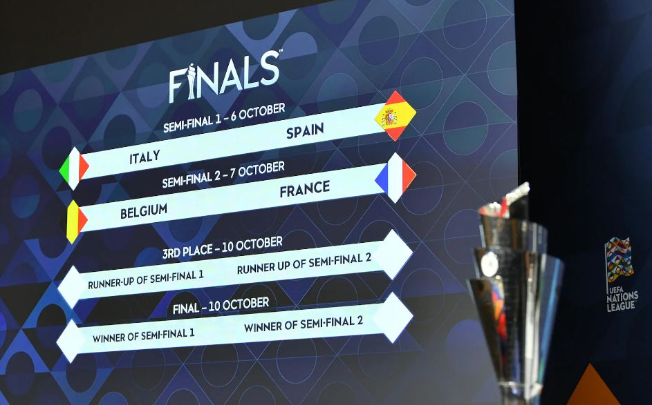 Hasil Undian Semifinal Nations League: Italia Jumpa Spanyol