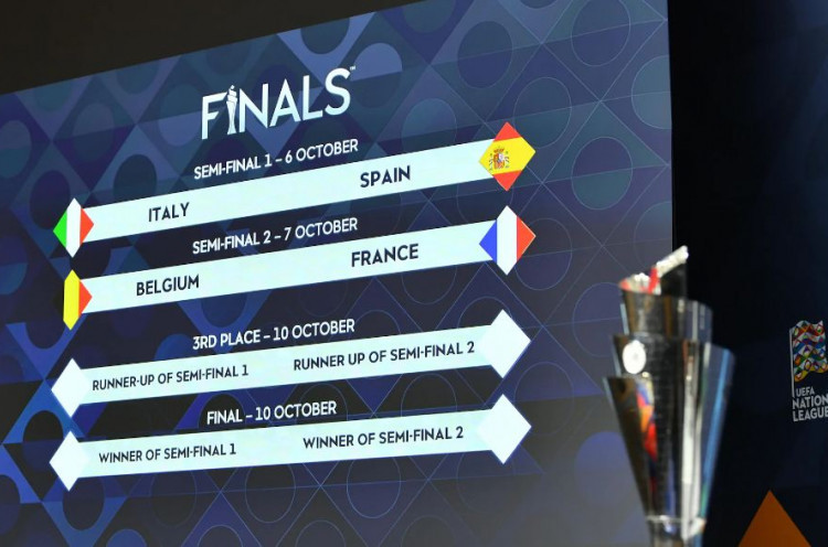 Hasil Undian Semifinal Nations League: Italia Jumpa Spanyol