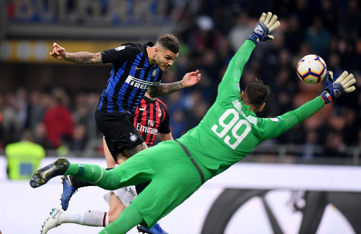 Inter Milan 1-0 AC Milan: Gol Menit Akhir Mauro Icardi Jadi Pembeda