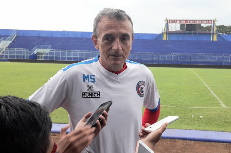 Pelatih Arema FC Kritik Format Single Match di Babak Delapan Besar Piala Presiden