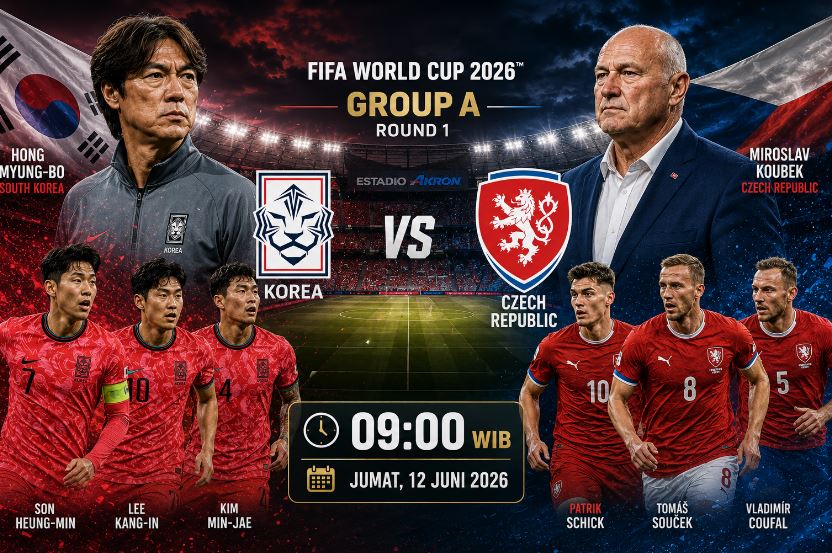Prediksi dan Statistik Korsel vs Republik Ceko: Ujian Pertama The Taegeuk Warriors