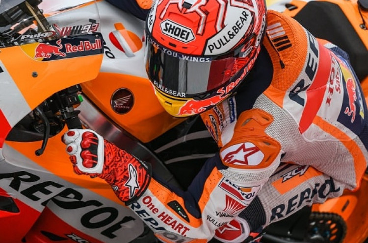 Kualifikasi MotoGP Rep. Ceko: Marquez Rebut Pole, Zarco Buat Kejutan