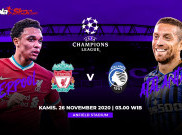 Prediksi Liverpool Vs Atalanta: Segel Tiket 16 Besar