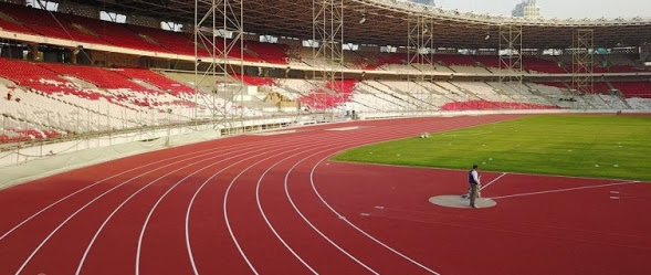 Jelang Timnas Vs Islandia, Begini Penampakan Megah SUGBK dengan Lampu LED