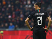 Cedera, Zlatan Ibrahimovic Diperkirakan Absen Lebih dari Sebulan