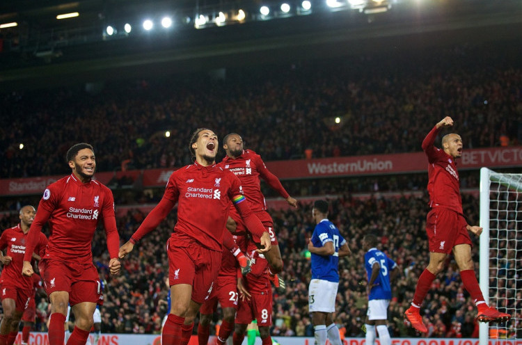 Liverpool 1-0 Everton: Rebound Tiang Gawang Bantu The Reds Menangi Derby Merseyside