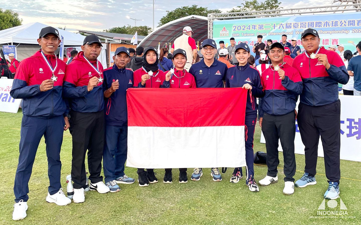 Raih Seabrek Medali di Taiwan Open 2024, Woodball Indonesia Buktikan Bukan Jago Kandang