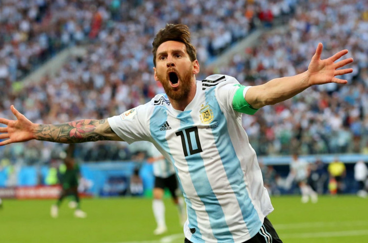 Barang Pemberian Reporter Jadi Jimat Keberuntungan Lionel Messi Saat Kalahkan Nigeria