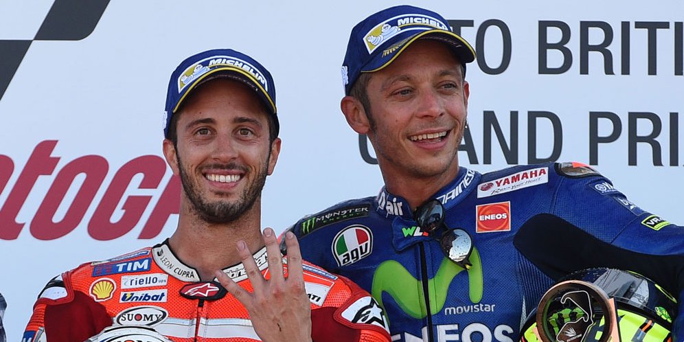 Valentino Rossi Coba Menebak Isi Kepala Andrea Dovizioso