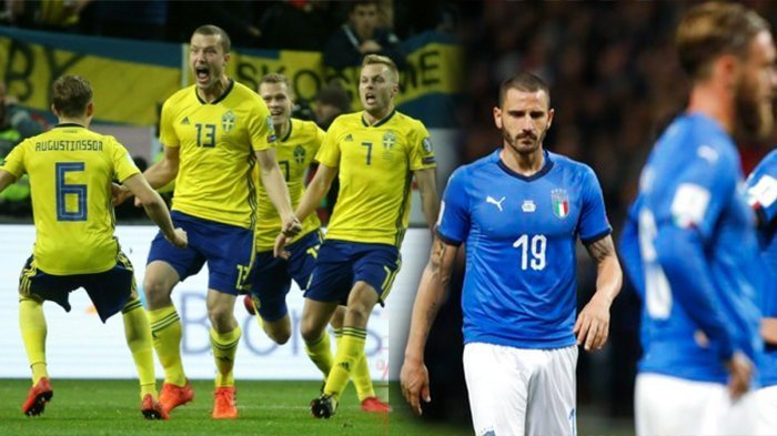 Kalah Agregat, Italia Gagal Lolos ke Piala Dunia
