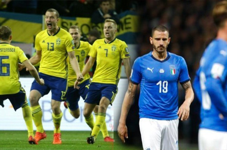 Kalah Agregat, Italia Gagal Lolos ke Piala Dunia