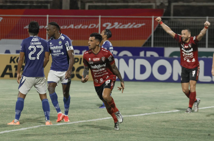 Hasil Liga 1: Gol Stefano Lilipaly Antar Bali United Kalahkan Persib