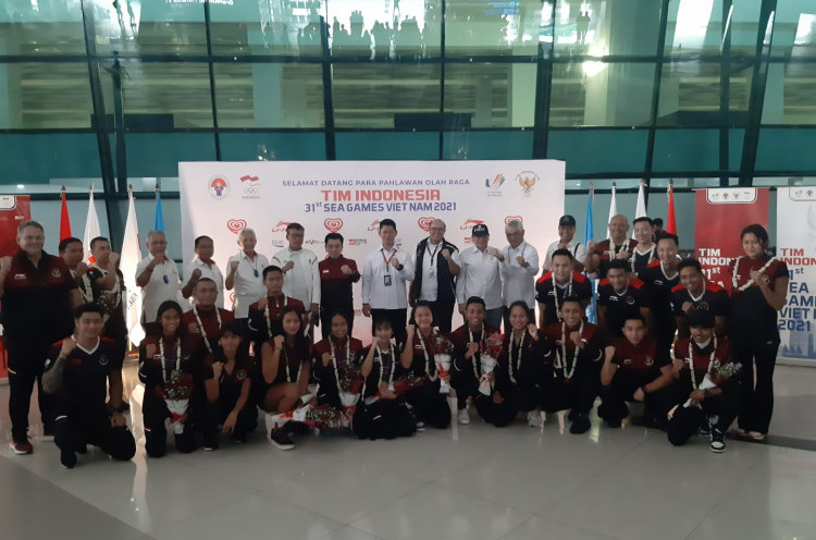 Ketua NOC Indonesia Sambut Kepulangan Kontingen Indonesia untuk SEA Games 2021