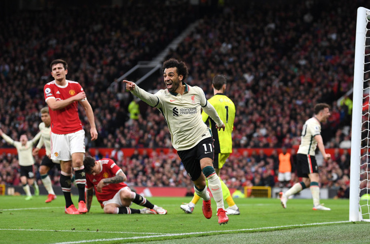 Man United 0-5 Liverpool: Hat-trick Mo Salah Warnai Pembantaian di Old Trafford