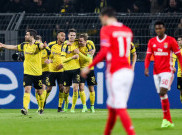 Hattrick Aubameyang Bawa Dortmund Singkirkan Benfica