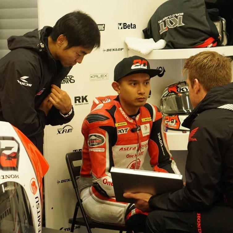 Latihan Bebas Ketiga Moto2 Prancis: Dimas Ekky Terlempar dari Motor