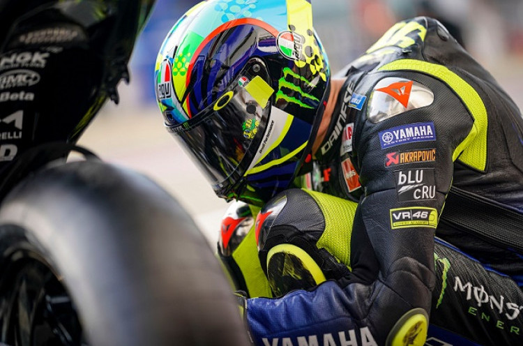 Degradasi Ban Masih Jadi Masalah Besar Valentino Rossi dan Yamaha
