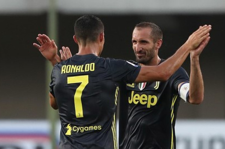 Giorgio Chiellini Tuding Cristiano Ronaldo Jadi Mimpi Buruk Juventus di Liga Champions