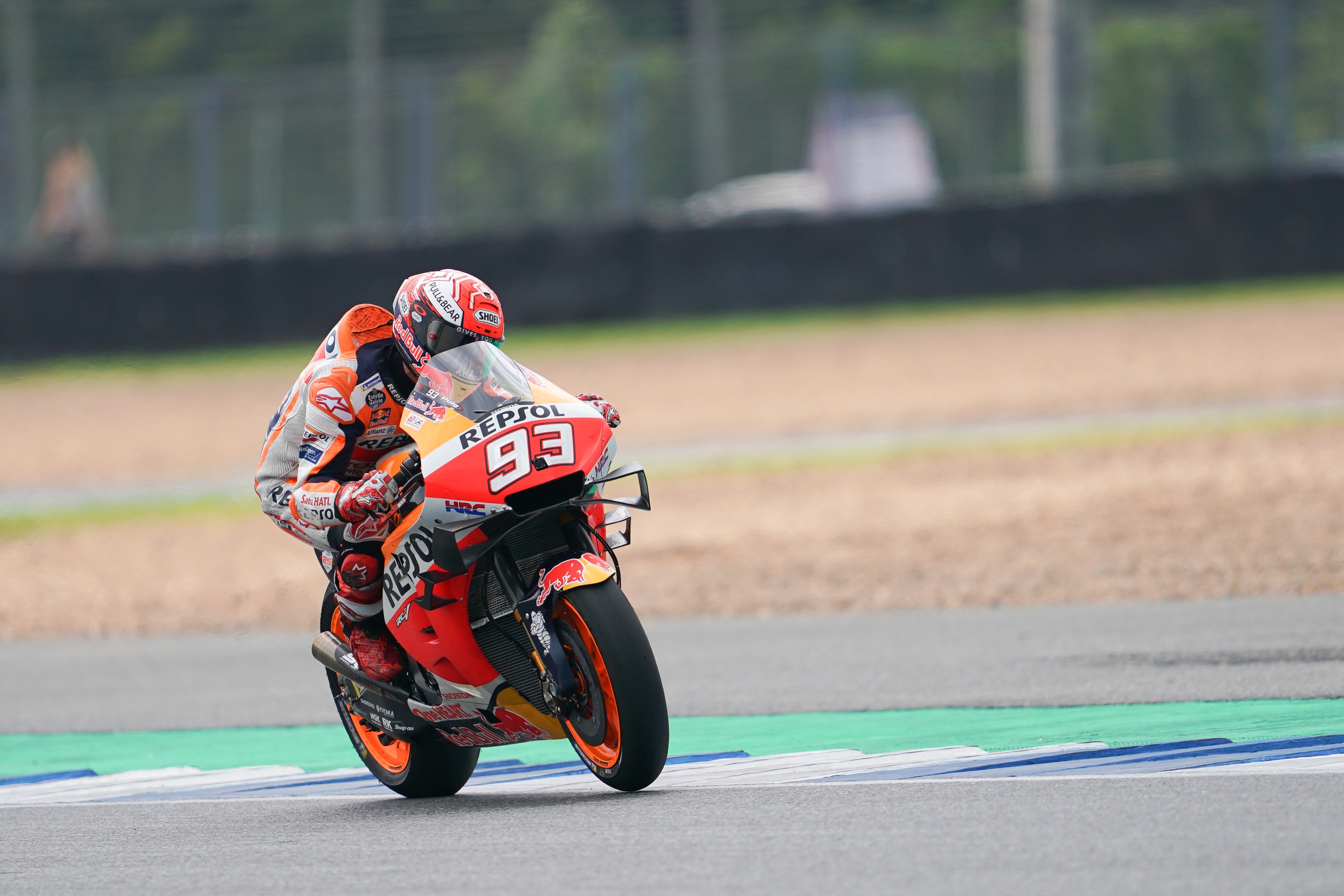 FP2 MotoGP Thailand: Pulang dari Rumah Sakit, Marquez Tetap Kompetitif