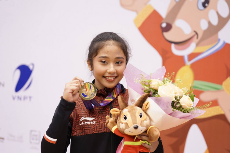 Tiba di Tanah Air, Rifda Irfanaluthfi dkk hingga Atlet Pencak Silat Dapat Sambutan Hangat