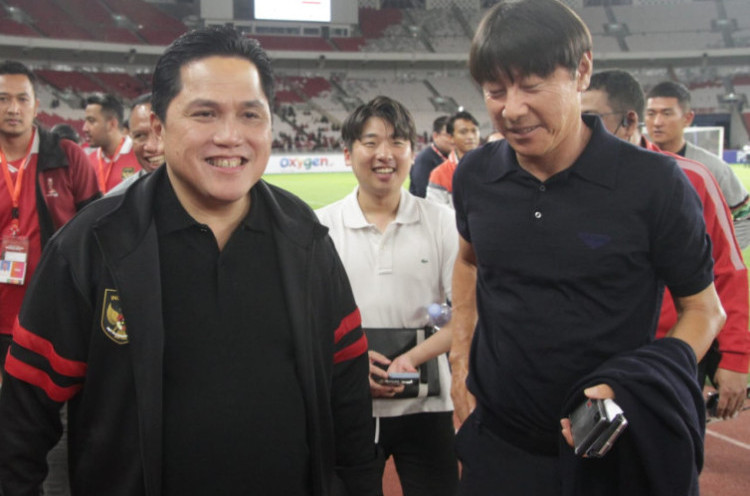 Ketua Umum PSSI Erick Thohir Sepakat dengan Shin Tae-yong, Perpanjang Kontrak?