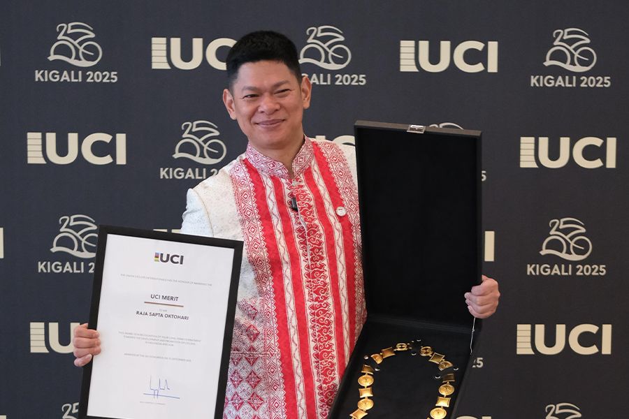Ketua Umum NOC Indonesia Raja Sapta Oktohari Raih UCI Merit Award, Sejarah Baru untuk Dunia Balap Sepeda Indonesia