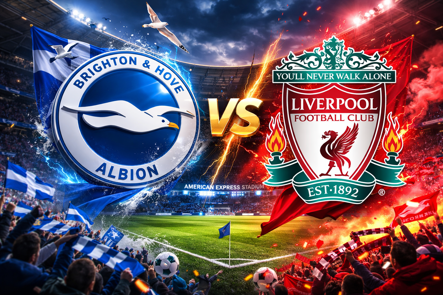 Superkomputer Prediksi Hasil Brighton vs Liverpool: The Reds Diragukan Menang