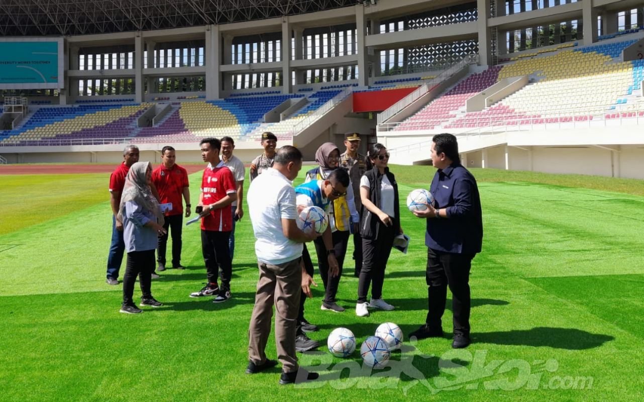 Jadi Venue Final Piala Dunia U-20, Erick Thohir Puas Kondisi Stadion Manahan
