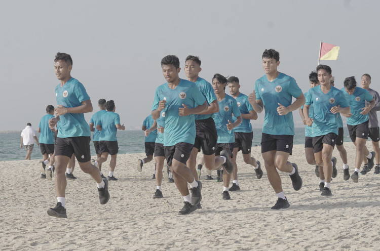 Sampai Dubai, Timnas Indonesia Langsung Gelar Latihan