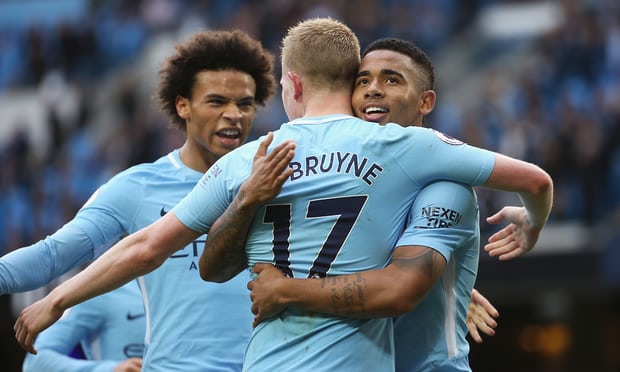 Hujan Gol, Man City Hancurkan Stoke  