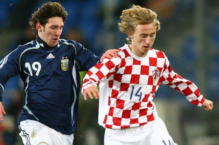 Lionel Messi Vs Luka Modric, 16 Tahun Kemudian