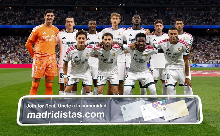 Starting XI Real Madrid vs Real Sociedad. (Foto: Laman Resmi Real Madrid)