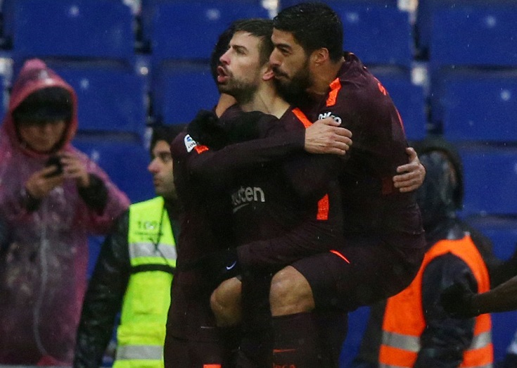 Espanyol 1-1 Barcelona: Gerard Pique Jadi Penyelamat