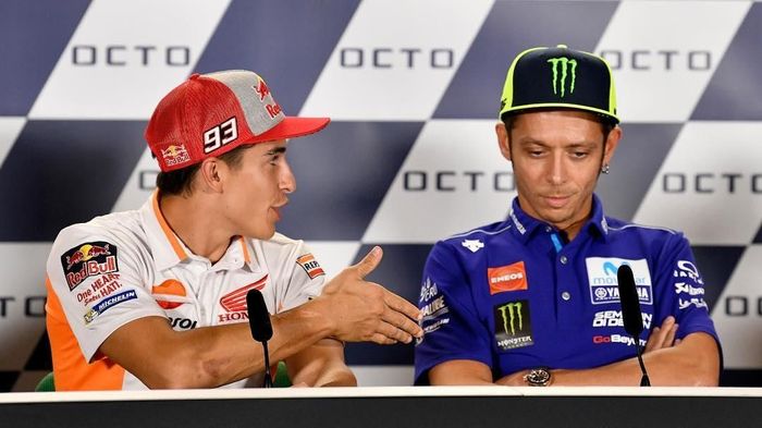 Bagi Marc Marquez, Valentino Rossi Hanya Angin Lalu