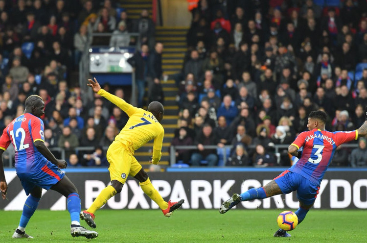 Crystal Palace 0-1 Chelsea: N'Golo Kante Menangkan The Blues