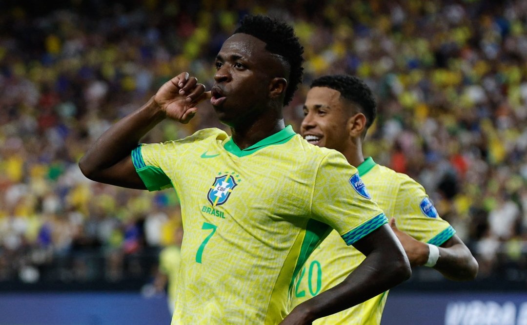 Hasil Copa America 2024: Vinicius Junior Dua Gol, Brasil Bungkam Paraguay 4-1