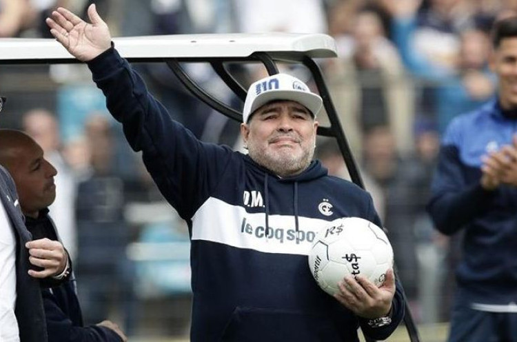 Diego Maradona Prihatin Warga Argentina Cenderung Cuek dengan Virus Corona