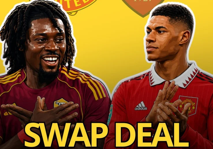 Manchester United Ajak AS Roma Barter Marcus Rashford dengan Manu Kone
