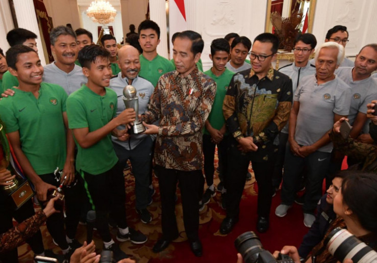 PSSI Undang Presiden Jokowi dan Wapres Jusuf Kalla untuk Tonton Laga Timnas Indonesia Lawan Malaysia