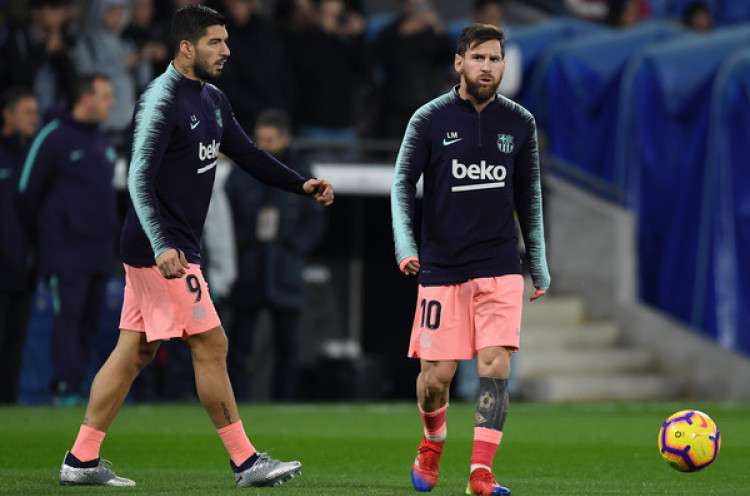 Messi dan Suarez Hobi Bikin Gol di Kandang Levante