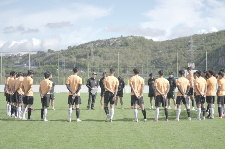 Timnas Indonesia U-19 Kembali Jalani Latihan Usai Libur Satu Hari