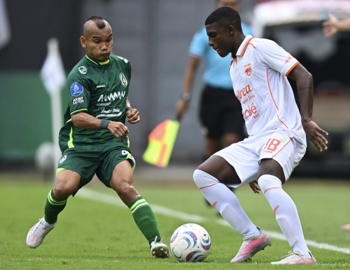Borneo FC vs PSS Sleman. (Instagram Borneo FC)