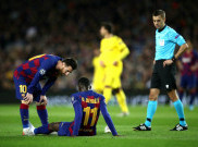 Heran Dembele Terus Diterpa Cedera, Suarez Semprot Tim Dokter Barcelona