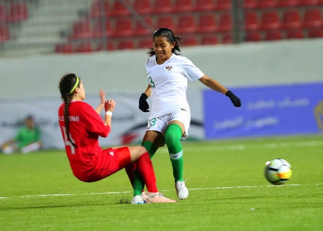 Timnas Wanita Indonesia Gagal Menang atas Palestina Secara Dramatis